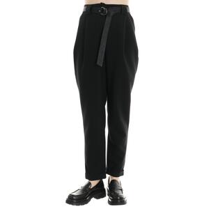 PANTALONE CON CINTURA NERO